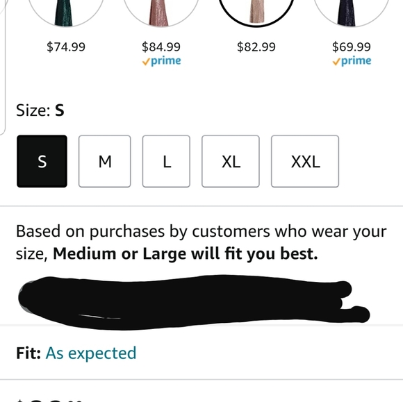 Gold sequin dress - Picture 2 of 6